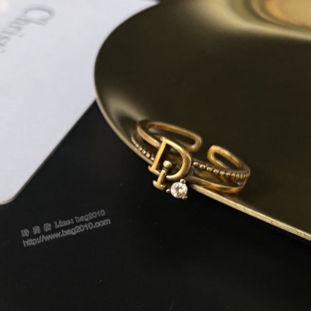 Dior飾品 迪奧經典熱銷新款開口戒指指環  zgd1328
